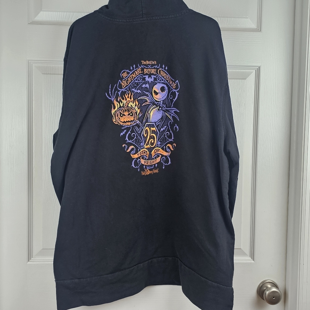 Disneyland‎ The Nightmare Before Christmas Skellington 25 Years XXXL Hoodie